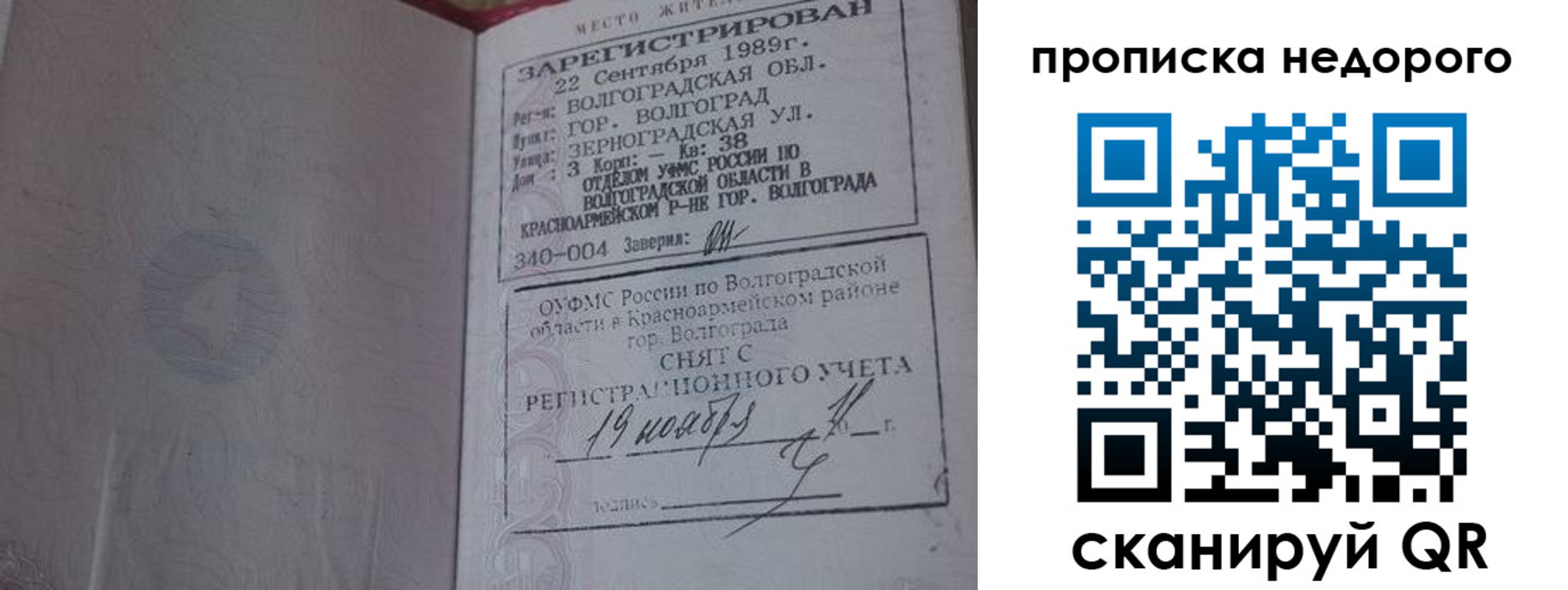 прописка гарантия в Донском